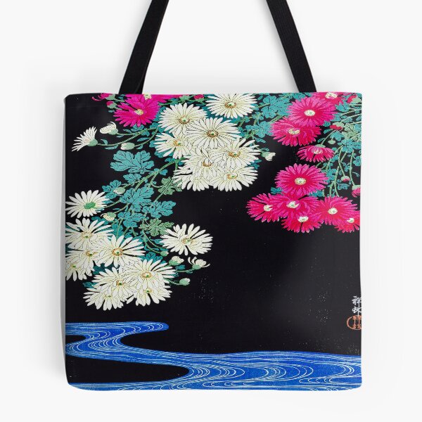 Item preview, Chrysanthemums and Water | Ohara Koson Japanese Woodblock Print (1925–1936) designed and sold by UBU-space.