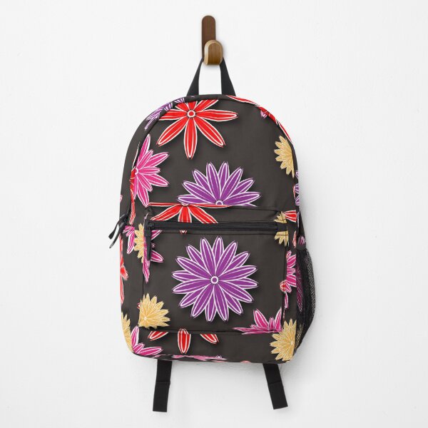 Item preview, Colorful seamless flower pattern design designed and sold by SpinklyCreations.