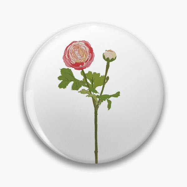 Item preview, Hand-Drawn Pink Peony  designed and sold by SugarCore.