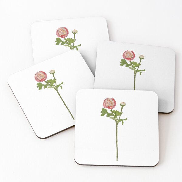 Item preview, Hand-Drawn Pink Peony  designed and sold by SugarCore.