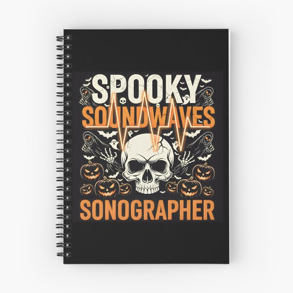 Item preview, Spooky Soundwaves – Halloween Sonographer Skull Design (1) designed and sold by InkoraLab.