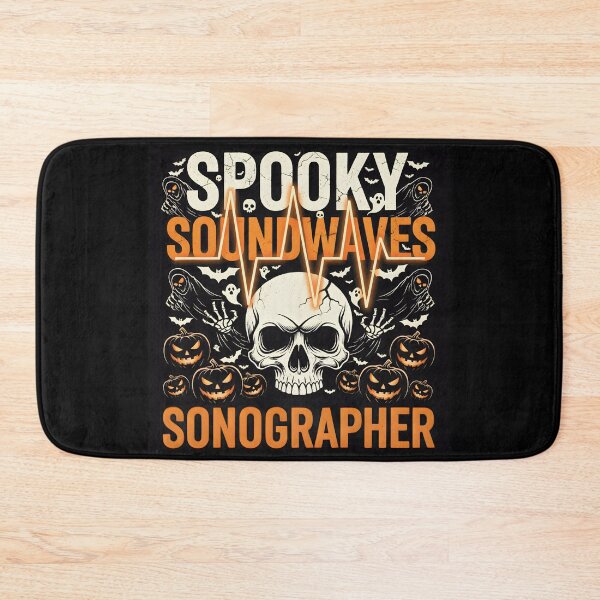 Item preview, Spooky Soundwaves – Halloween Sonographer Skull Design (1) designed and sold by InkoraLab.