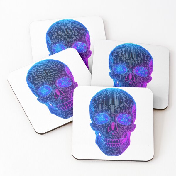 Item preview, Cyber Skull Circuit designed and sold by Kavya Art.