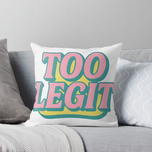 Item preview, Too Legit Retro Lettering Design designed and sold by LenzDesign264.