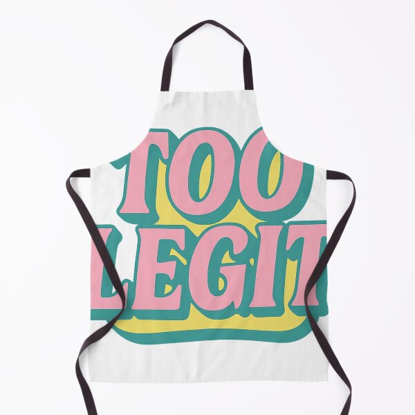 Item preview, Too Legit Retro Lettering Design designed and sold by LenzDesign264.