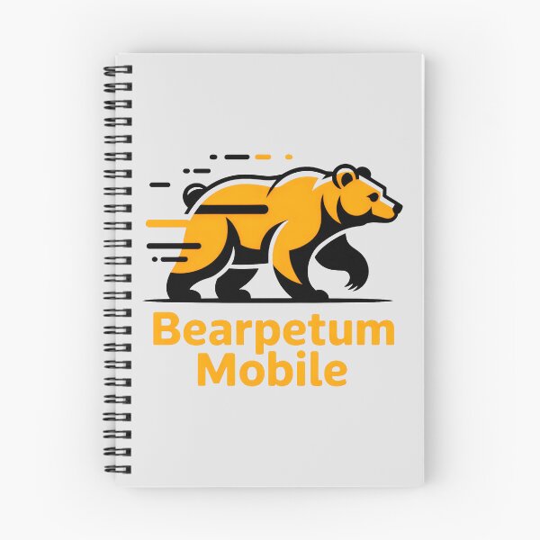 Item preview, Powerful Running Bear Emblem designed and sold by SplashTastic.