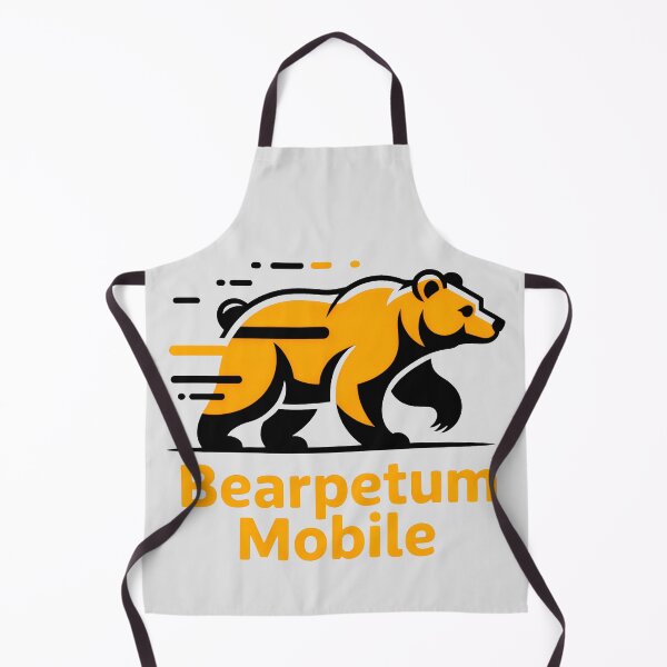 Item preview, Powerful Running Bear Emblem designed and sold by SplashTastic.