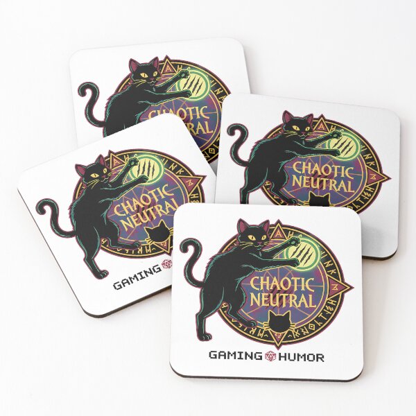 Item preview, Chaotic Neutral Cat DnD Dungeons Dragons Gaming designed and sold by GizmoDesign.