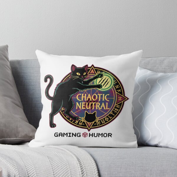 Item preview, Chaotic Neutral Cat DnD Dungeons Dragons Gaming designed and sold by GizmoDesign.