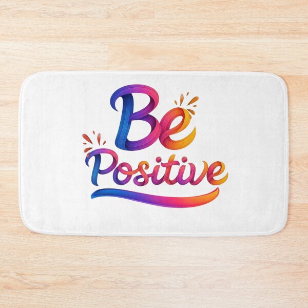 Item preview, Be Positive - Gradient Lettering Design designed and sold by Khadigadesings.