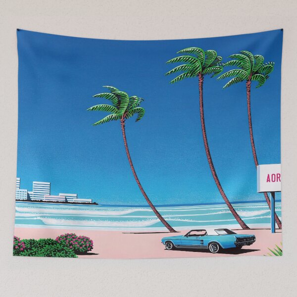 Item preview, Vhs Sunset Art By Hiroshi Nagai designed and sold by LOIKAMT.