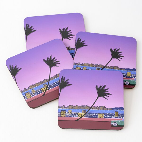 Artikelvorschau, Nachtfahrt Retro von Hiroshi Nagai entworfen und verkauft von LOIKAMT.
