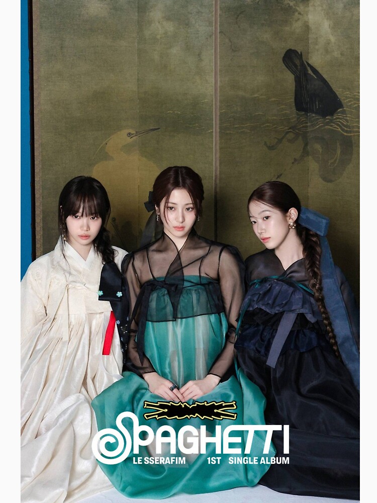 LE SSERAFIM SPAGHETTI Eunchae, Yunjin, and Kazuha Merchandise