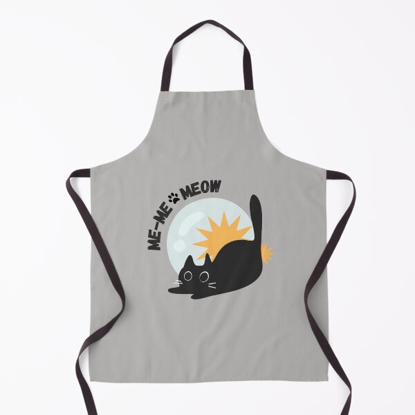Item preview, Black Cat Me Me Neow Sticker – Funny Kawaii Kitty Design designed and sold by Moon's Arts.