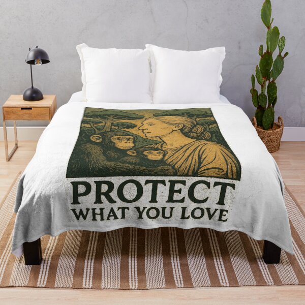 Item preview, Jane Goodall – Protect What You Love designed and sold by TheOne001.