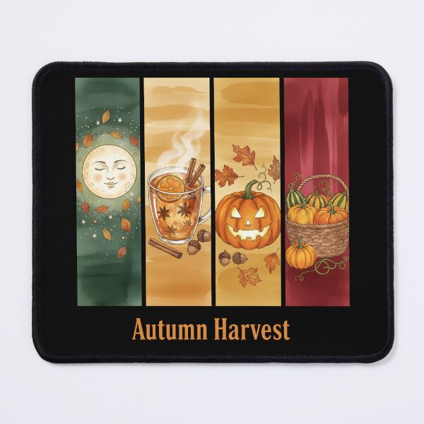 Item preview, Cozy Autumn Harvest - Vintage Fall & Halloween Collage T-Shirt designed and sold by FestivityFinds.