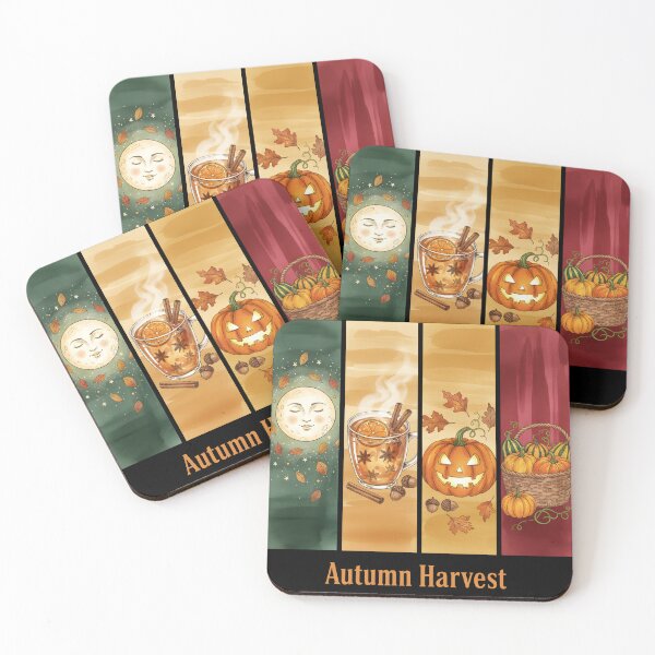 Item preview, Cozy Autumn Harvest - Vintage Fall & Halloween Collage T-Shirt designed and sold by FestivityFinds.