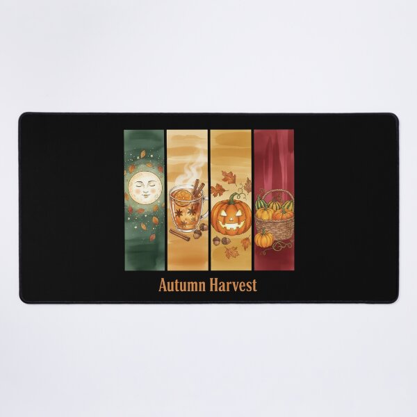 Item preview, Cozy Autumn Harvest - Vintage Fall & Halloween Collage T-Shirt designed and sold by FestivityFinds.