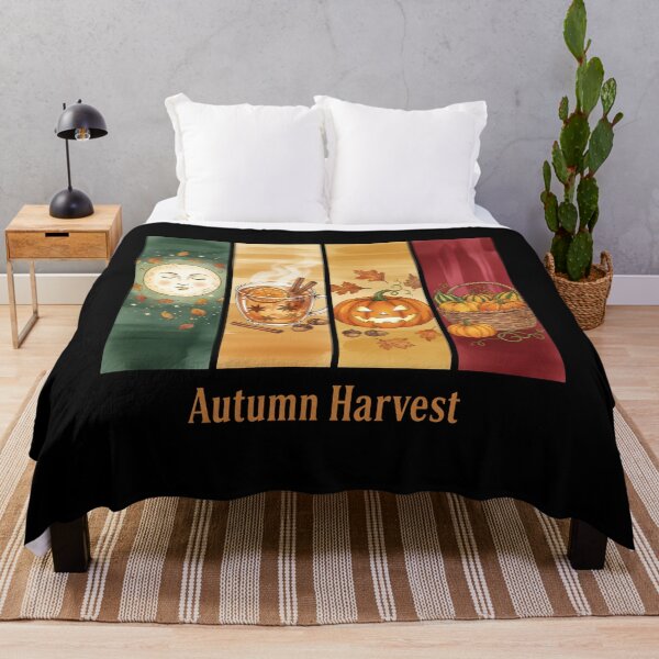 Item preview, Cozy Autumn Harvest - Vintage Fall & Halloween Collage T-Shirt designed and sold by FestivityFinds.