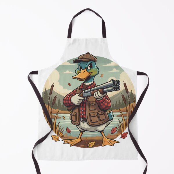 Item preview, Funny Duck Hunter PNG: Cartoon Mallard Clipart (Digital Download) designed and sold by Barek532.
