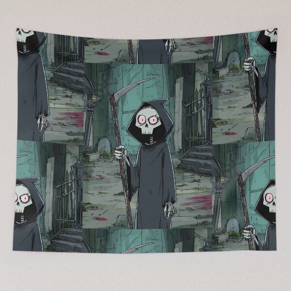 Item preview, Creepy Grim Reaper designed and sold by bapupa.