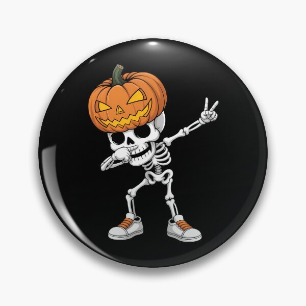Item preview, Dabbing Halloween Skeleton Boys Trick Treat Pumpkin designed and sold by TyraYoung.
