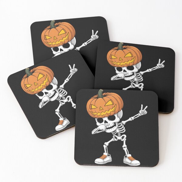 Item preview, Dabbing Halloween Skeleton Boys Trick Treat Pumpkin designed and sold by TyraYoung.