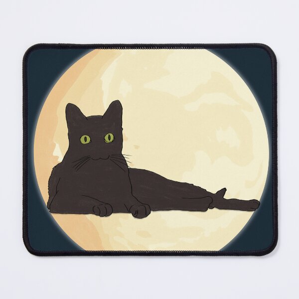 Item preview, Halloween Moonlight Black Cat designed and sold by SugarCore.