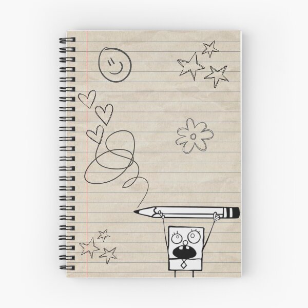Item preview, Spongebob Doodlebob notepad designed and sold by Brush and Bloom.