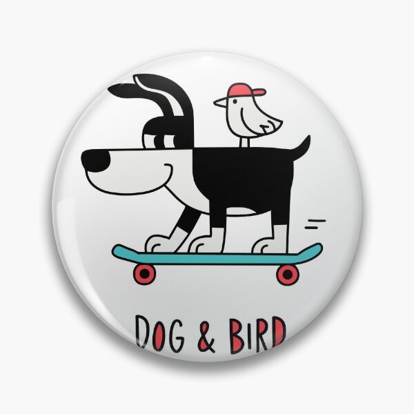 Item preview, St7cker Universe Dog & Bird Art Red designed and sold by St7ckerUniverse.