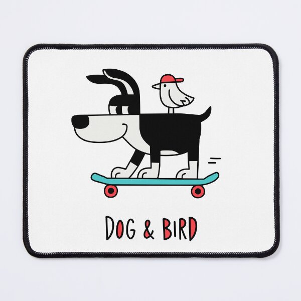 Item preview, St7cker Universe Dog & Bird Art Red designed and sold by St7ckerUniverse.