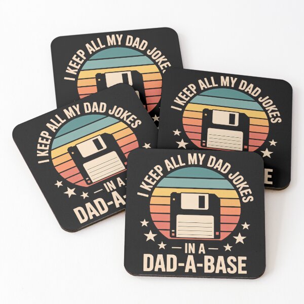 Item preview, dad jokes in dad-a-base for father's day designed and sold by TyraYoung.