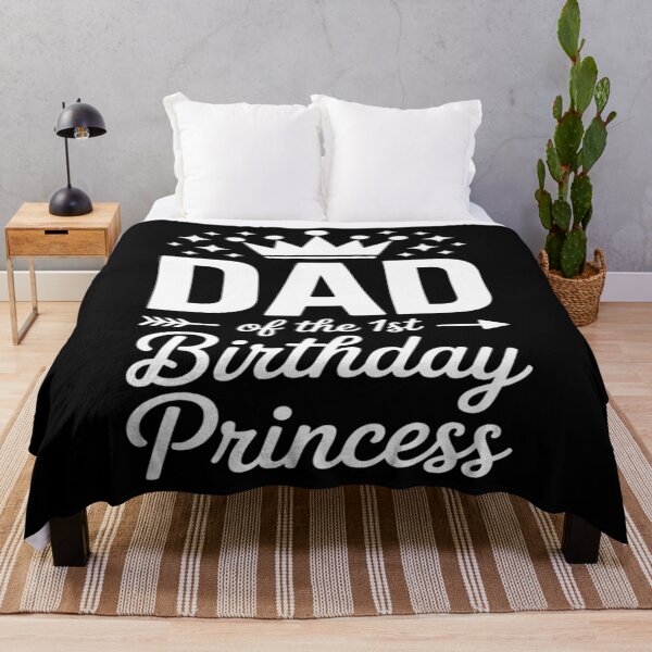 Item preview, Dad Of The 1st Birthday Princess Girl 1 Years Old B-day designed and sold by TyraYoung.
