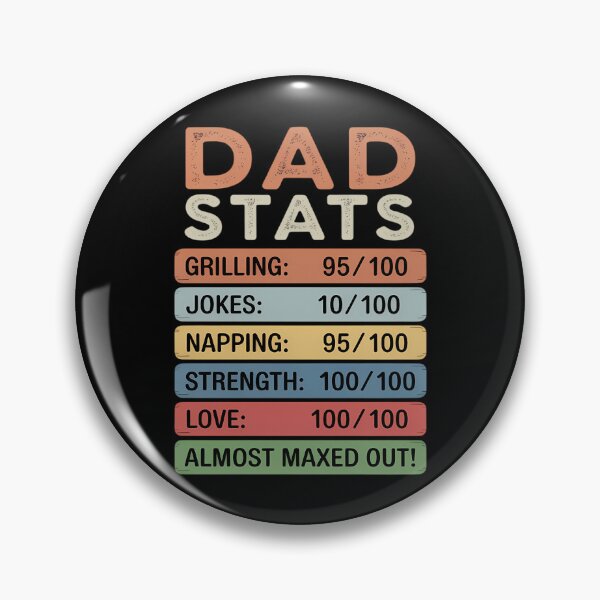 Item preview, Dad Stats Gamer Dad RPG Video Game Lover Father's Day Gaming designed and sold by TyraYoung.