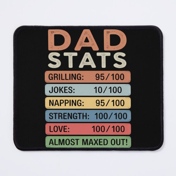 Item preview, Dad Stats Gamer Dad RPG Video Game Lover Father's Day Gaming designed and sold by TyraYoung.