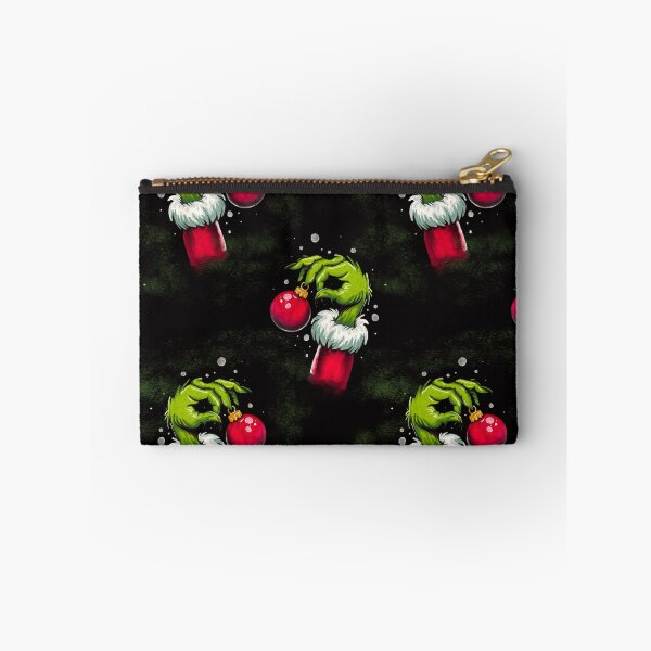 Item preview, Grinch with Christmas Ball in hand Seamless pattern designed and sold by jancajiravova.