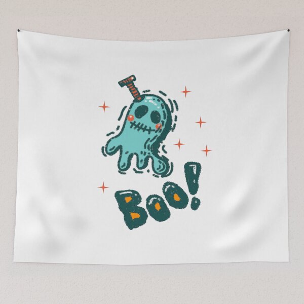 Item preview, Happy Halloween pumpkin boo vintage designed and sold by JiraVibes.