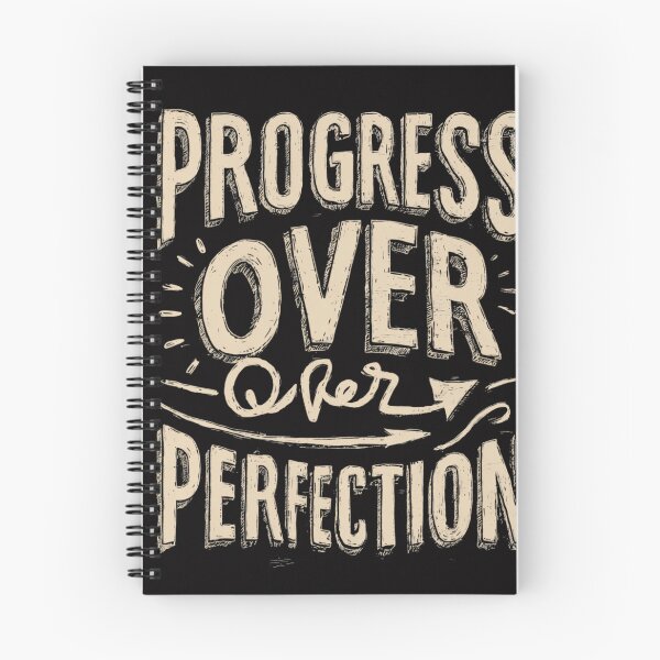 Item preview, Progress Over Perfection – Motivational Growth T-Shirt designed and sold by CrunchyGoats.