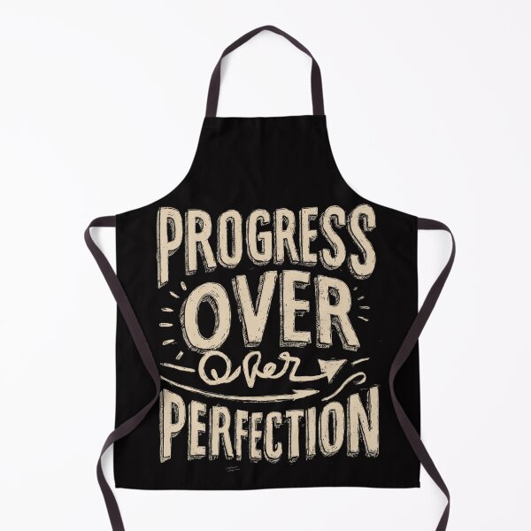 Item preview, Progress Over Perfection – Motivational Growth T-Shirt designed and sold by CrunchyGoats.