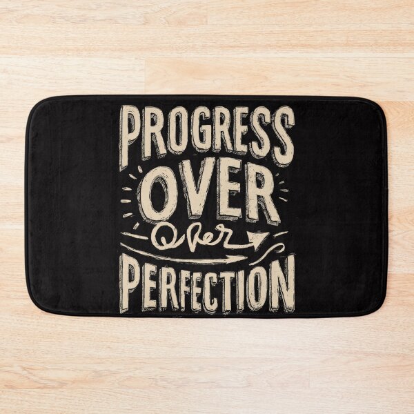 Item preview, Progress Over Perfection – Motivational Growth T-Shirt designed and sold by CrunchyGoats.