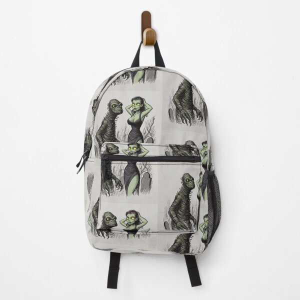 Item preview, The creature from the black lagoon and his bride illustration designed and sold by Vintage Designs +.