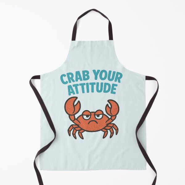 Item preview, Crab Your Attitude | Grumpy Beach Crab Pun Design designed and sold by Bratak.