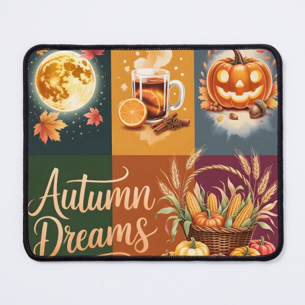 Item preview, Autumn Dreams - Cozy Fall Harvest & Halloween Collage Sticker designed and sold by FestivityFinds.