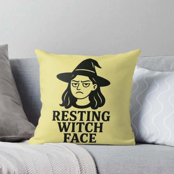 Item preview, Resting Witch Face | Funny Halloween Attitude Design designed and sold by Bratak.