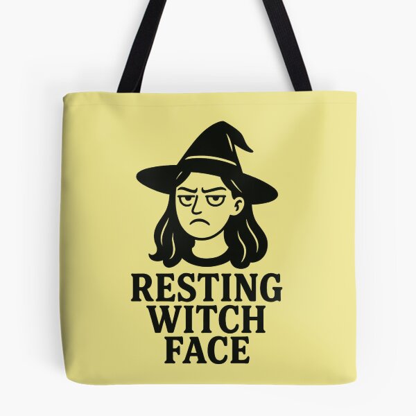 Item preview, Resting Witch Face | Funny Halloween Attitude Design designed and sold by Bratak.