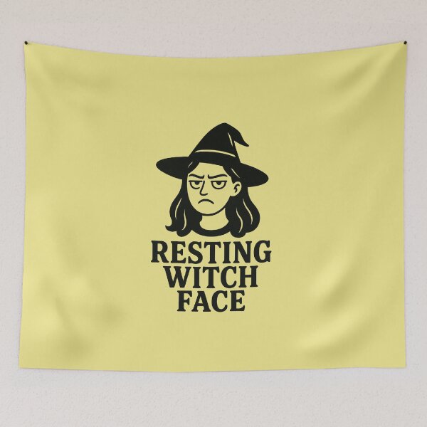 Item preview, Resting Witch Face | Funny Halloween Attitude Design designed and sold by Bratak.