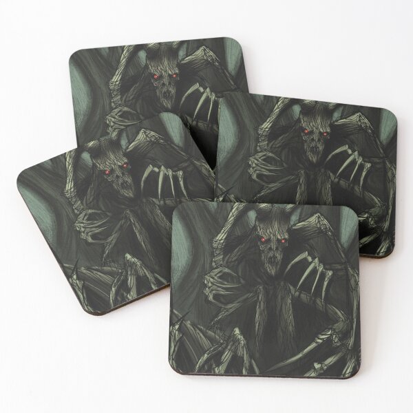 Item preview, Monster of the deep dark forest illustration designed and sold by Vintage Designs +.