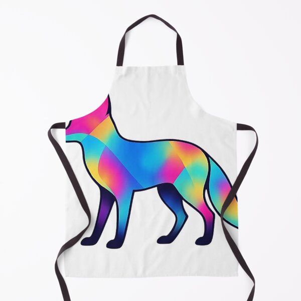 Item preview, Rainbow Fox in Geometric Style designed and sold by ARGO-AA.