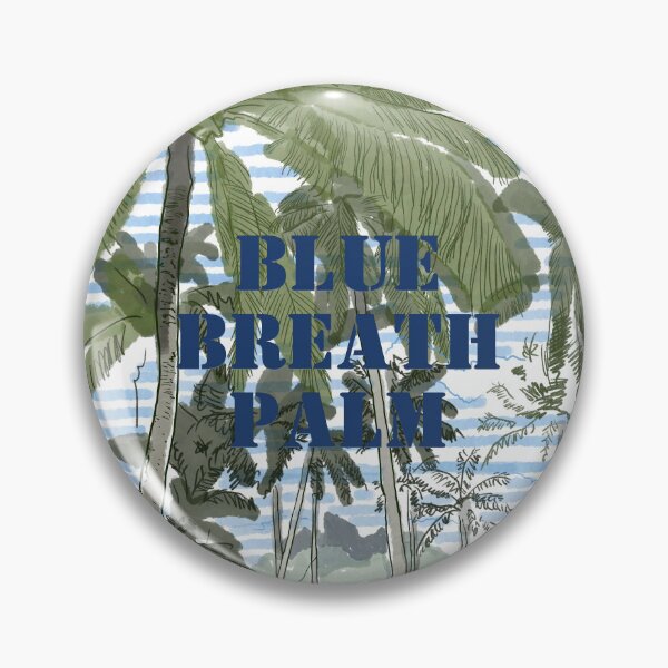 Item preview, Blue, Breath, Palm — Minimal Coastal Art for Australia designed and sold by SugarCore.