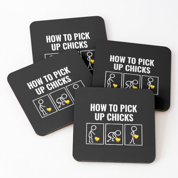Item preview, Funny How To Pick Up Chicks Double Meaning Dating Flirty Humor designed and sold by w1ckerman.